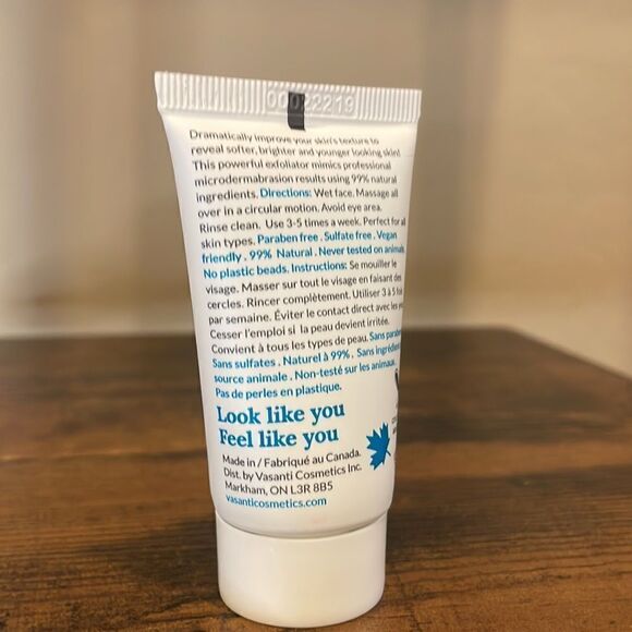 Vasanti BrightenUp! Exfoliator - Enzymatic Face Rejuvenator - Deluxe Sample 20g - Picture 7 of 16